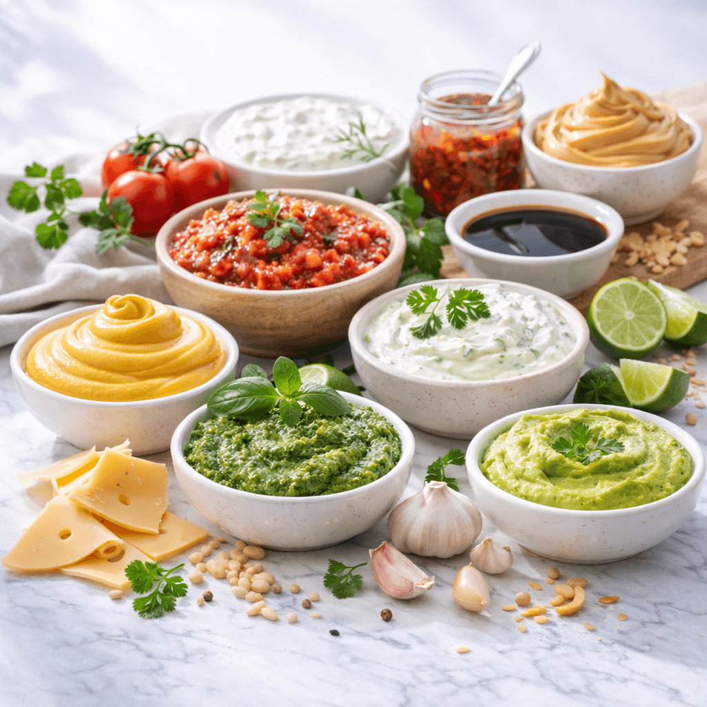 Mártások és kenhető kiegészítők